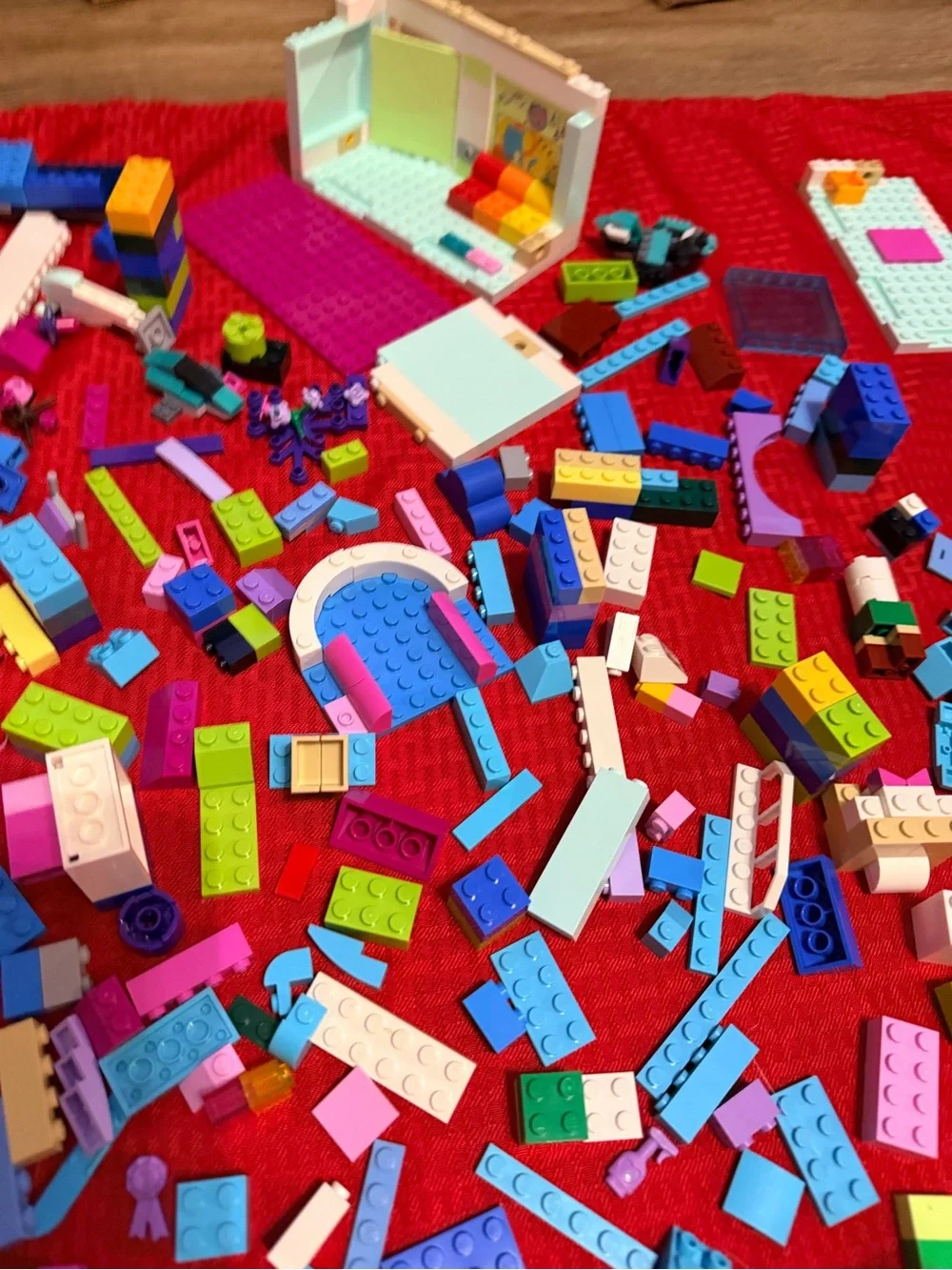 Lego lot with Azari Firedancer mini figure